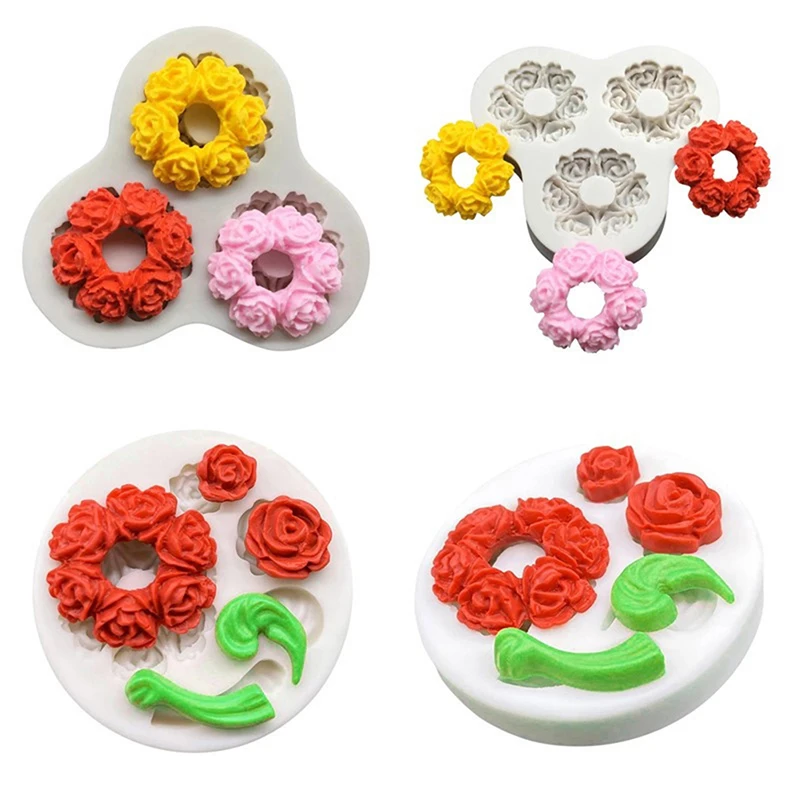 

1Pc 3D Mini Rose Flower Teapot Silicone Mold Chocolate Fondant Mould DIY Soap Moulds Cake Decorating Tools Baking Accessories