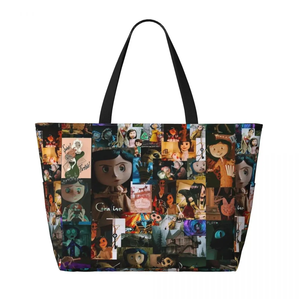 Персонализированная пляжная сумка-тоут из фильма ужасы женская очень большая