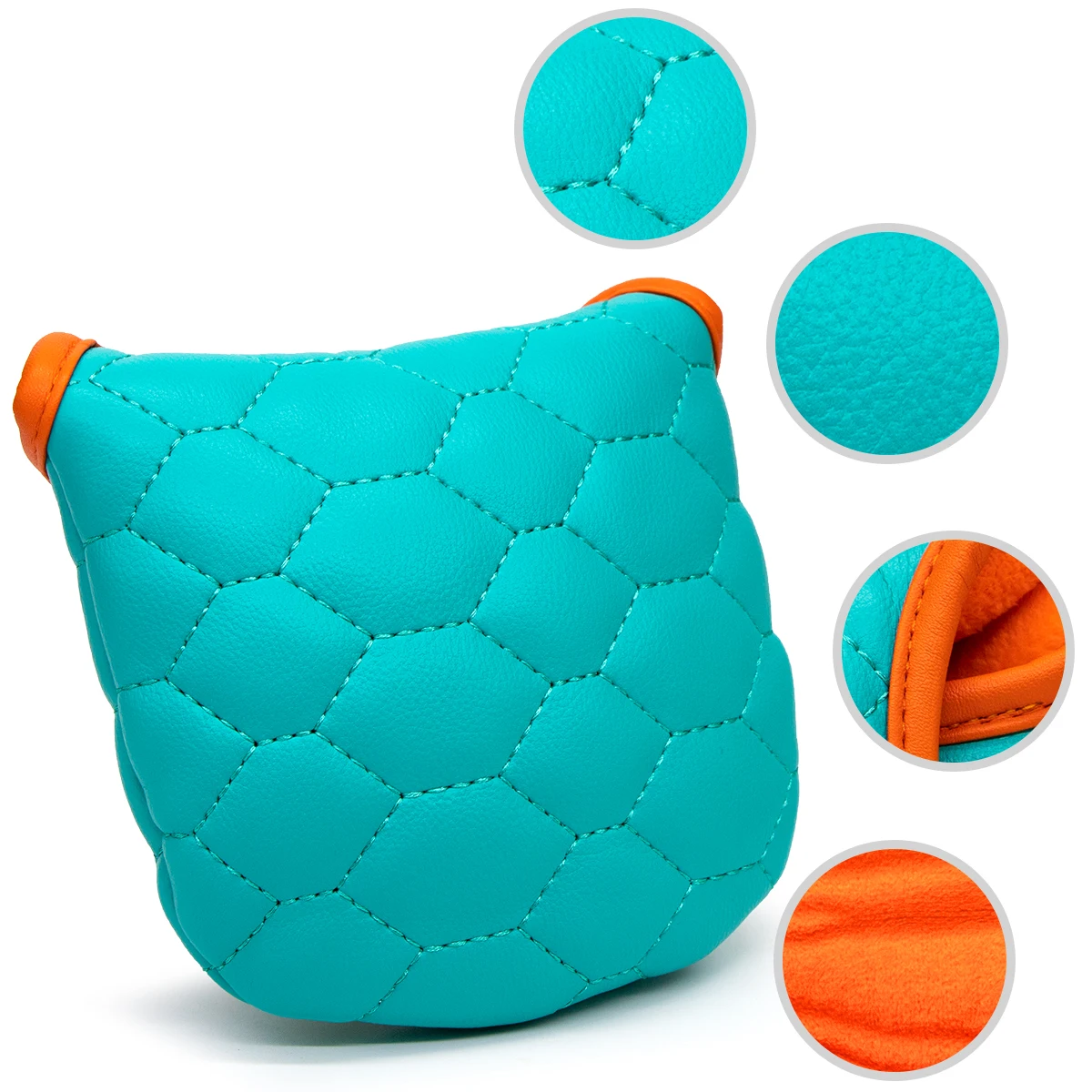 

Golf Headcover Classics Honeycomb Head Cover for Mallet Putters Mallet Putter Golf Mallet Putter Covers