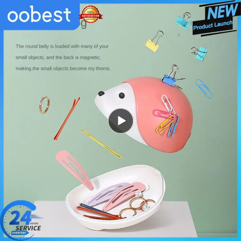 

Cartoon Cute Hedgehog-shaped Magnetic Storage Box Lightweight And Durable Magnetic Storage Desktop Storage Box Storage Box