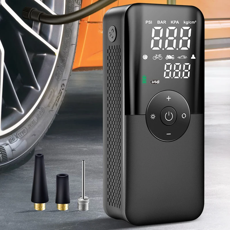 Car Tyre Inflator Electric  Air Pump Usb Outdoor Emergency Air Compressor For Car Motorcycles Bicycles