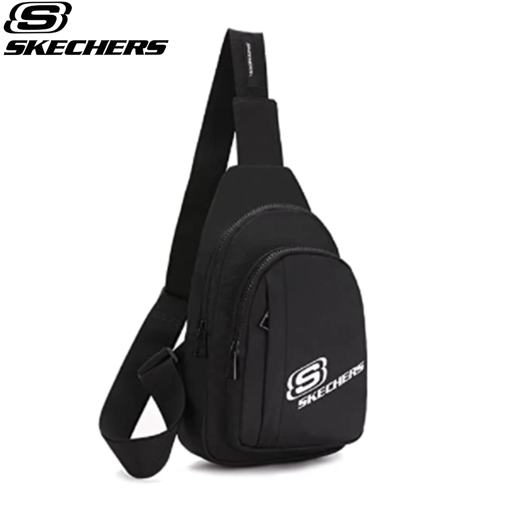 SKECHERS Sling Crossbody Bag Shoulder Bag for Men Women Lightweight One Strap Shoulder Bag for Hiking Outdoor Sports