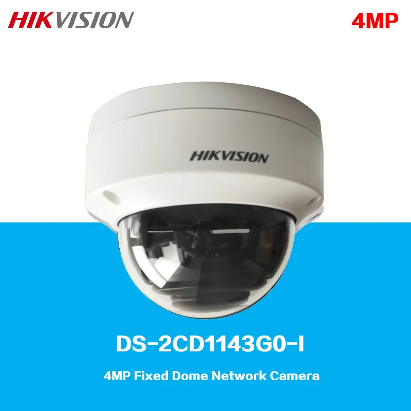 

HIKVISION 4MP Fixed Dome Network Camera DS-2CD1143G0-I Support Motion Detection, IR 30m , 2.8mm and 4mm Focus Lens Optional