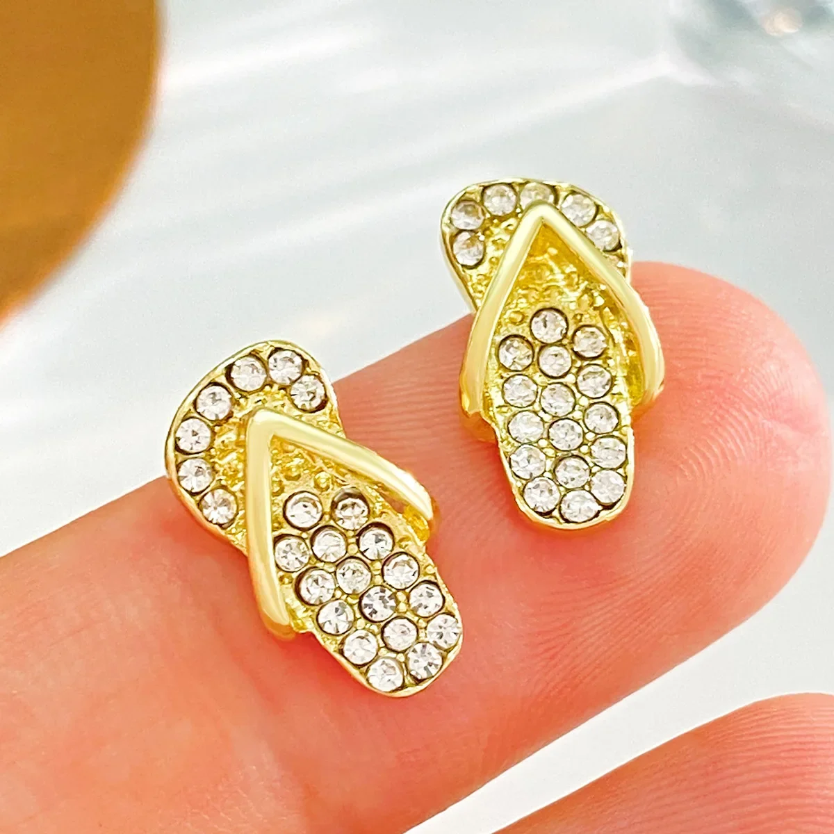 Роскошные креативные тапочки серьги женские геометрические узоры яркие