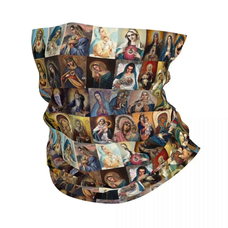 

Бандана на шею с изображением девы Марии и Иисуса