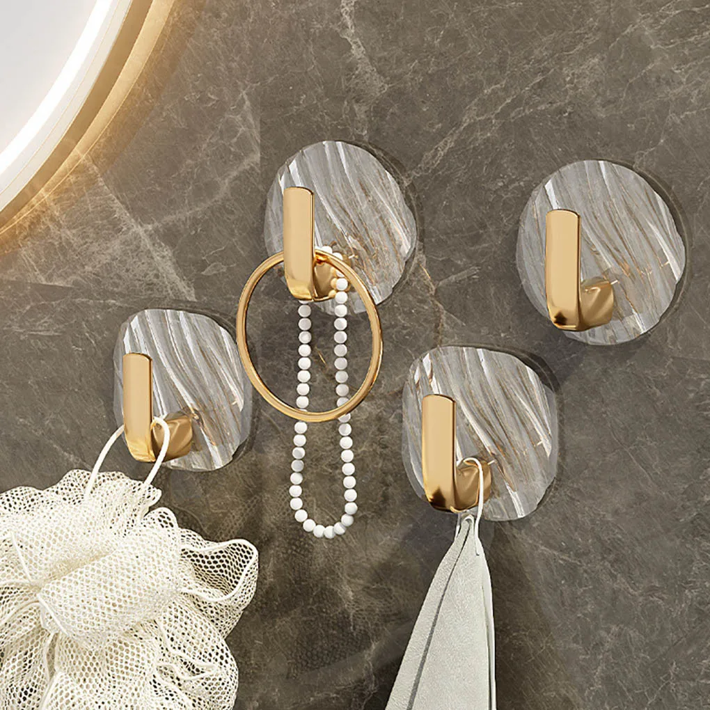 

4 шт., самоклеящиеся крючки для одежды и ключей