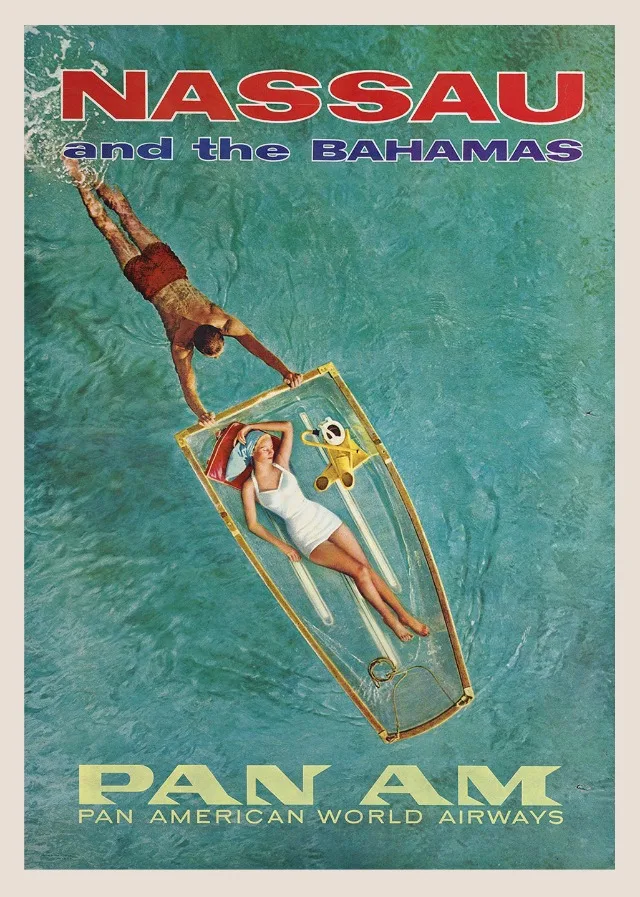 

Винтажные постеры для путешествий Pan Am, скандинавские принты, печать на холсте