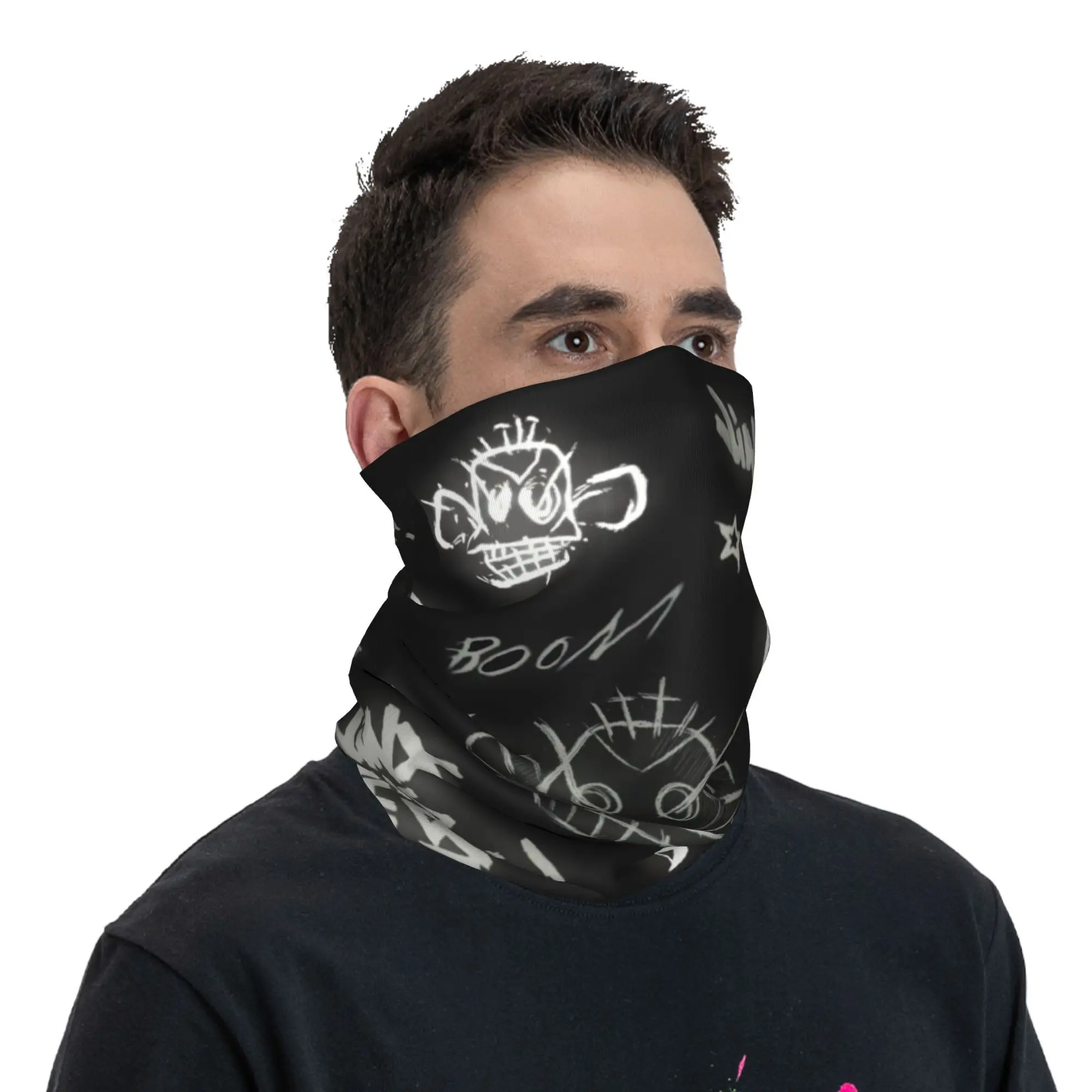 Винтажная бандана с логотипом Monkey J-Jinxs Crazy Game теплая для женщин и мужчин зимний