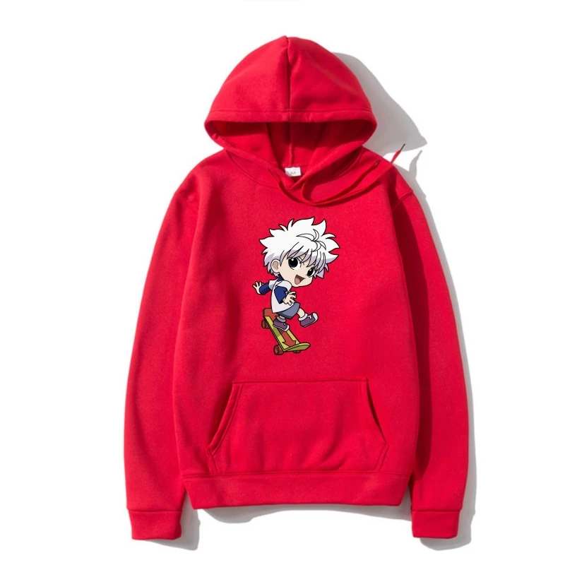 

Мужская верхняя одежда Chibi Killua Zoldyck, свитшот для скейтбординга, женская и мужская верхняя одежда