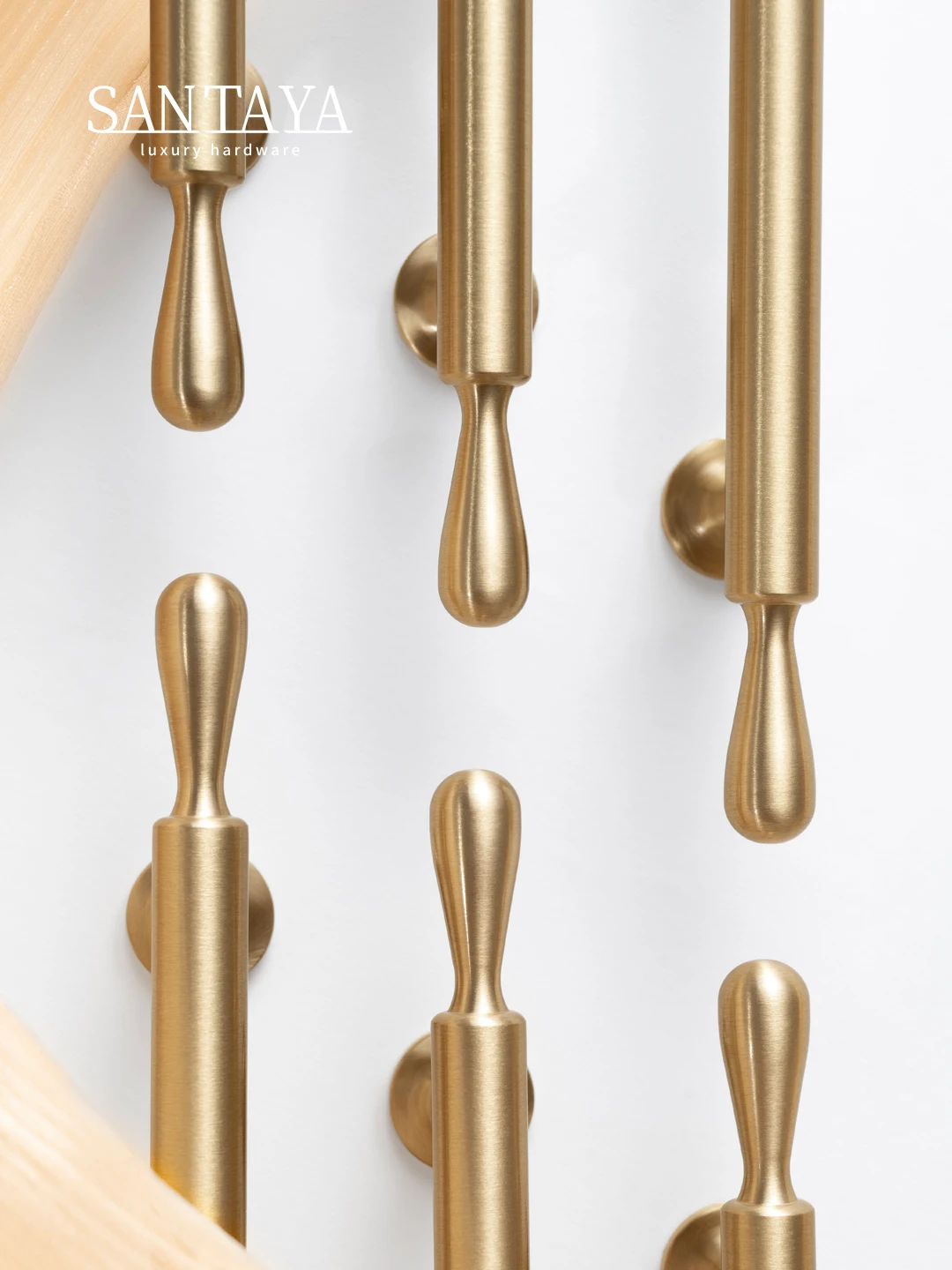 Твердая латунь европейские роскошные капли воды стильная мебельная ручка ручки