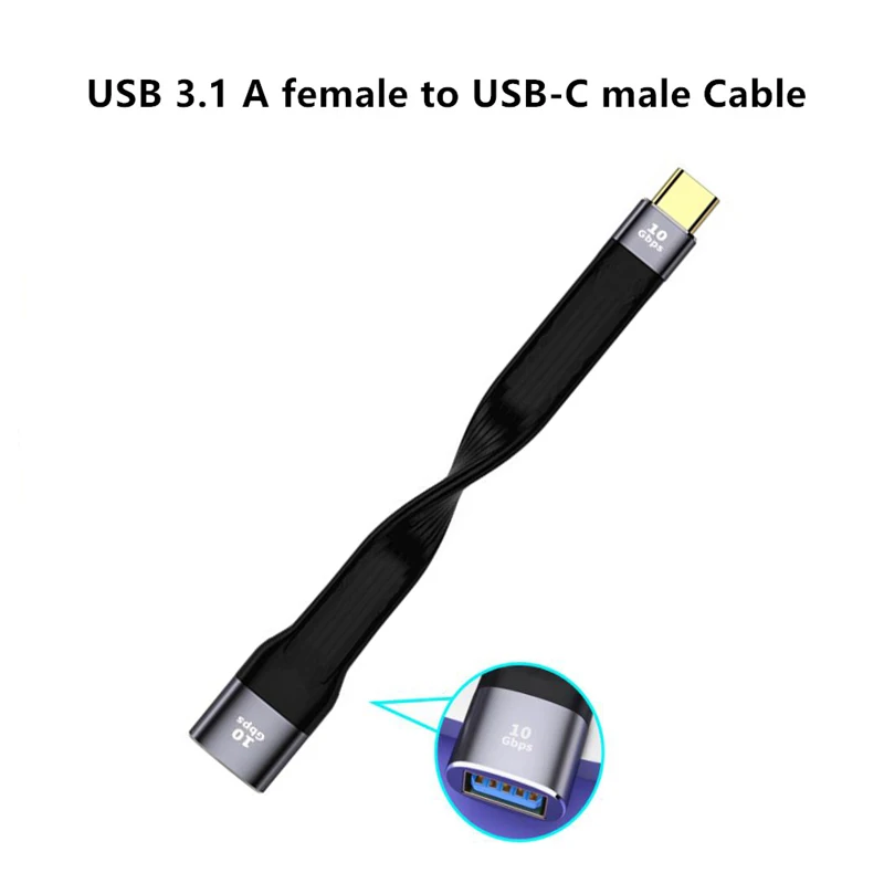 

Кабель USB-C USB 3.1 Gen2 USB 3.0 A «мама/папа» — «папа» типа C, синхронизация, быстрое зарядное устройство, кабель для передачи данных, 10 Гбит/с