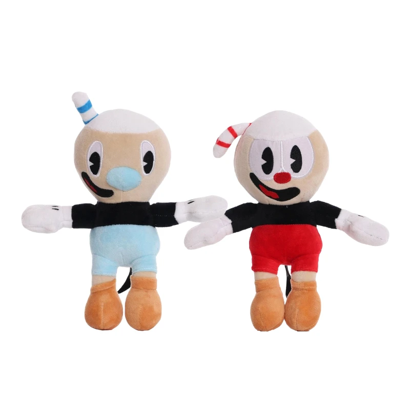 

Mugman Ms. Chalice Game Cuphead Plush Toy Ghost King Dice Cagney Carnantion Puphead Plush Dolls Toys for Children Gifts