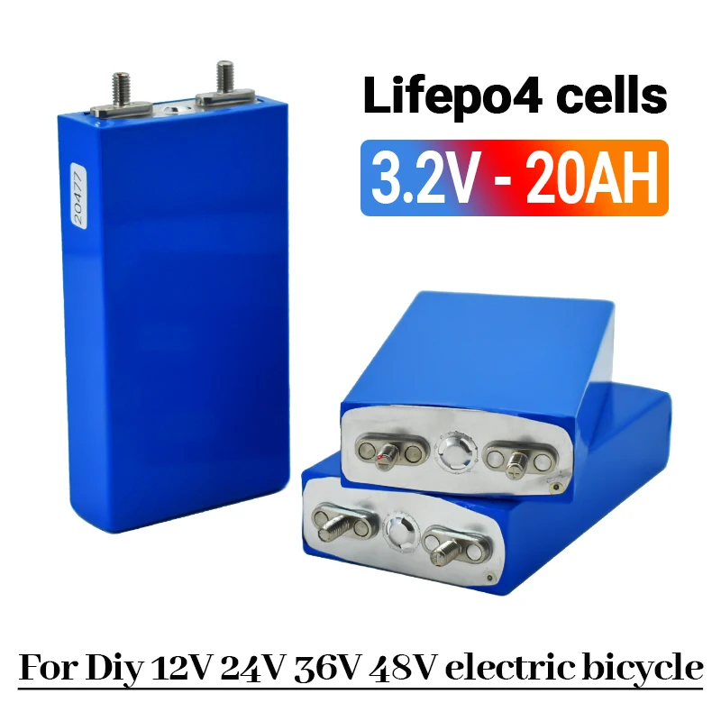 

High Quality 3.2V 20Ah LiFePO4 Battery Cell Lithium Iron Phosphate Deep Cycles for Diy 12V 24V 36V 48V Solar Energy UPS Power