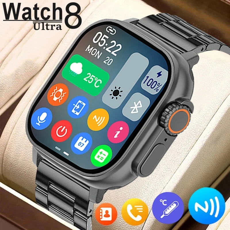 Новинка 2023, женские умные часы, умные часы, мужские и женские часы с Bluetooth-вызовом, водонепроницаемые беспроводные Часы с экраном 2,1 HD для Apple Xiaomi