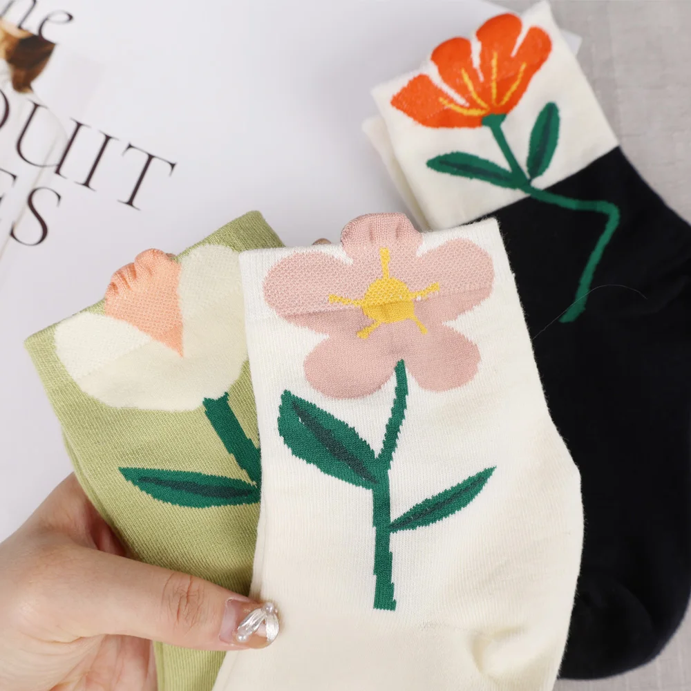 

1 пара, женские носки в японском и корейском стиле