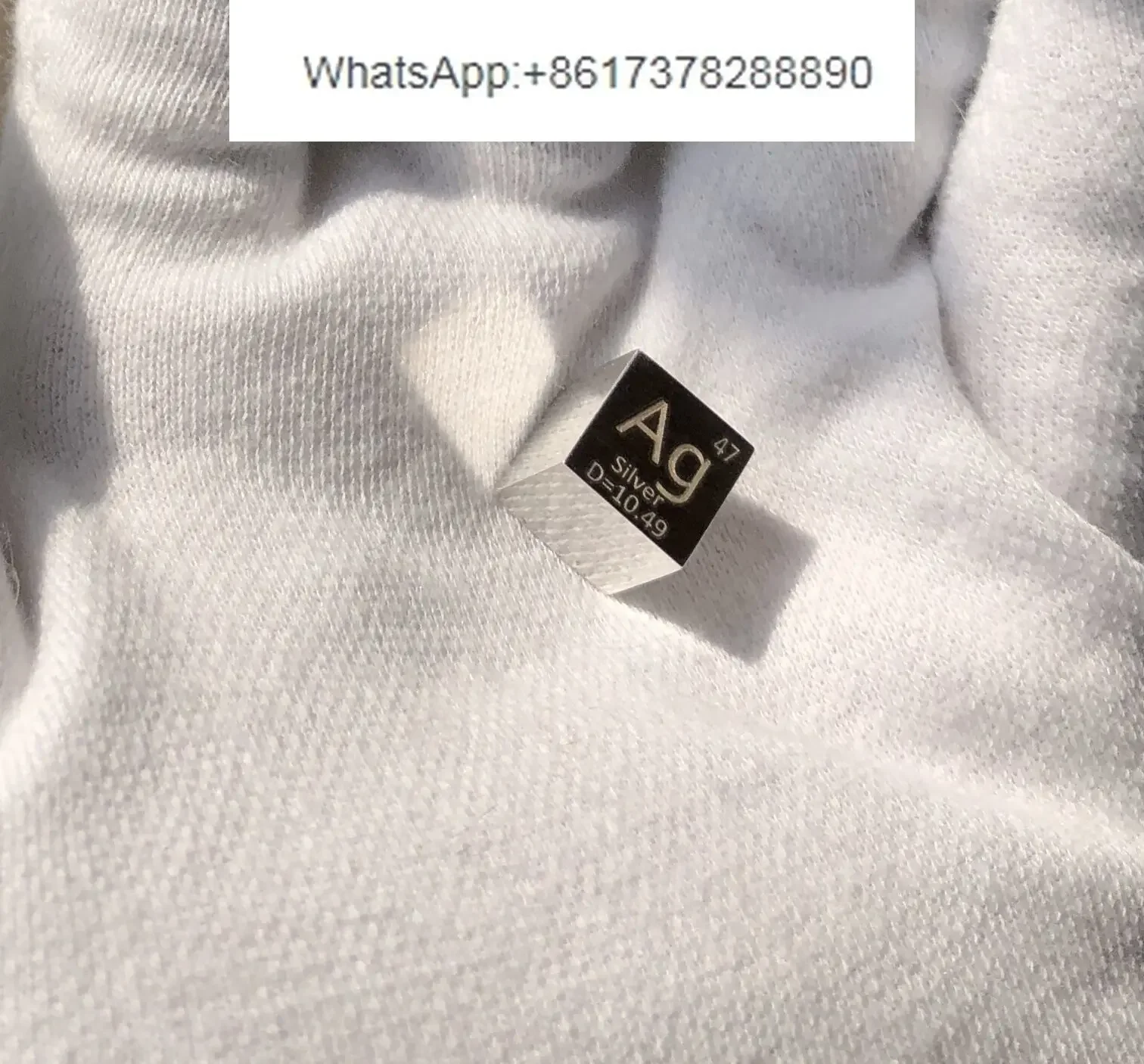 Полностью зеркальный Серебряный куб-мишень периодический фенотипический куб