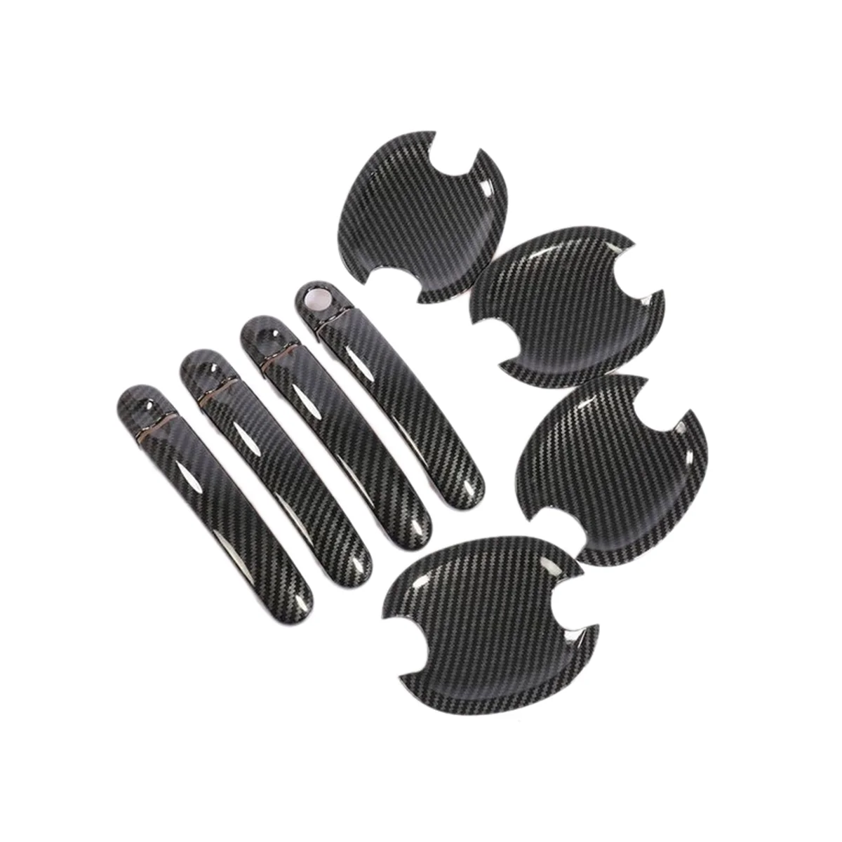 

Carbon Fiber Car Door Handle Cover Cup Bowl Trim