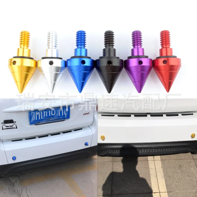 

Factory Direct Sales Car Tail Vertebra/Sharp Cone Anti-Collision Tail Cone Modification Accessories Bumper Protection Decoration