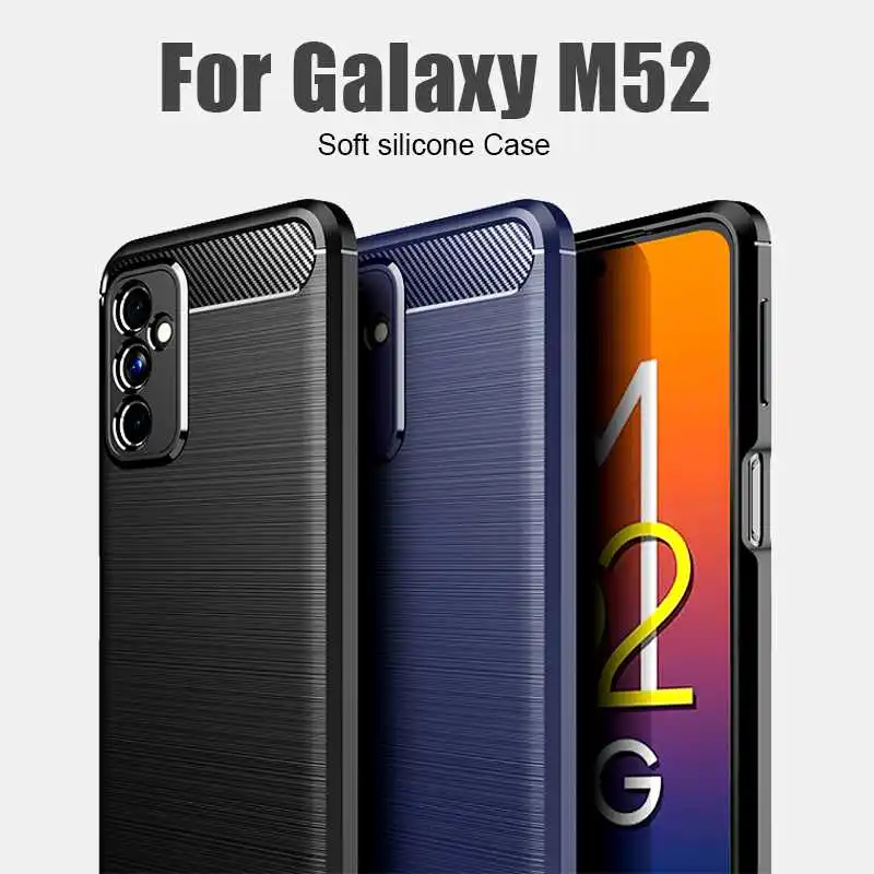 

Katychoi Shockproof Soft Case For Samsung Galaxy M52 5G Phone Case Cover