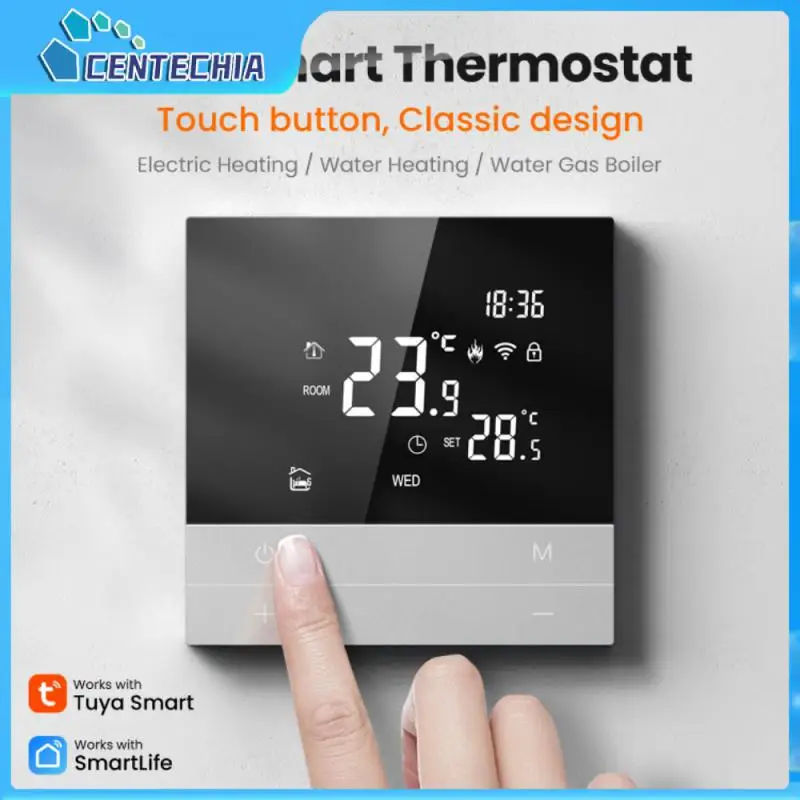 

110-240v Temperature Controller For Home 16a Comfortable Wifi-16a Electric Heating Lcd Touch Touch Thermostat Smart Home