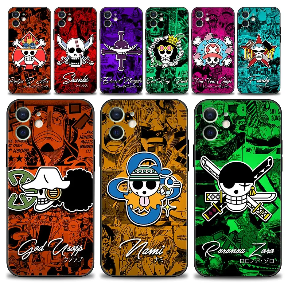 

Anime One Piece Luffy Zoro Hand Love Family Logo Case For iPhone 13 12 11 Pro Max Mini XS Max XR X 7 8 6 6S Plus 5 5S SE 2020