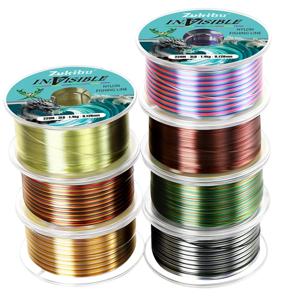 ZUKIBO JIAOLONG 220 м 350 нейлоновая леска премиум-класса прочная монофильная основная