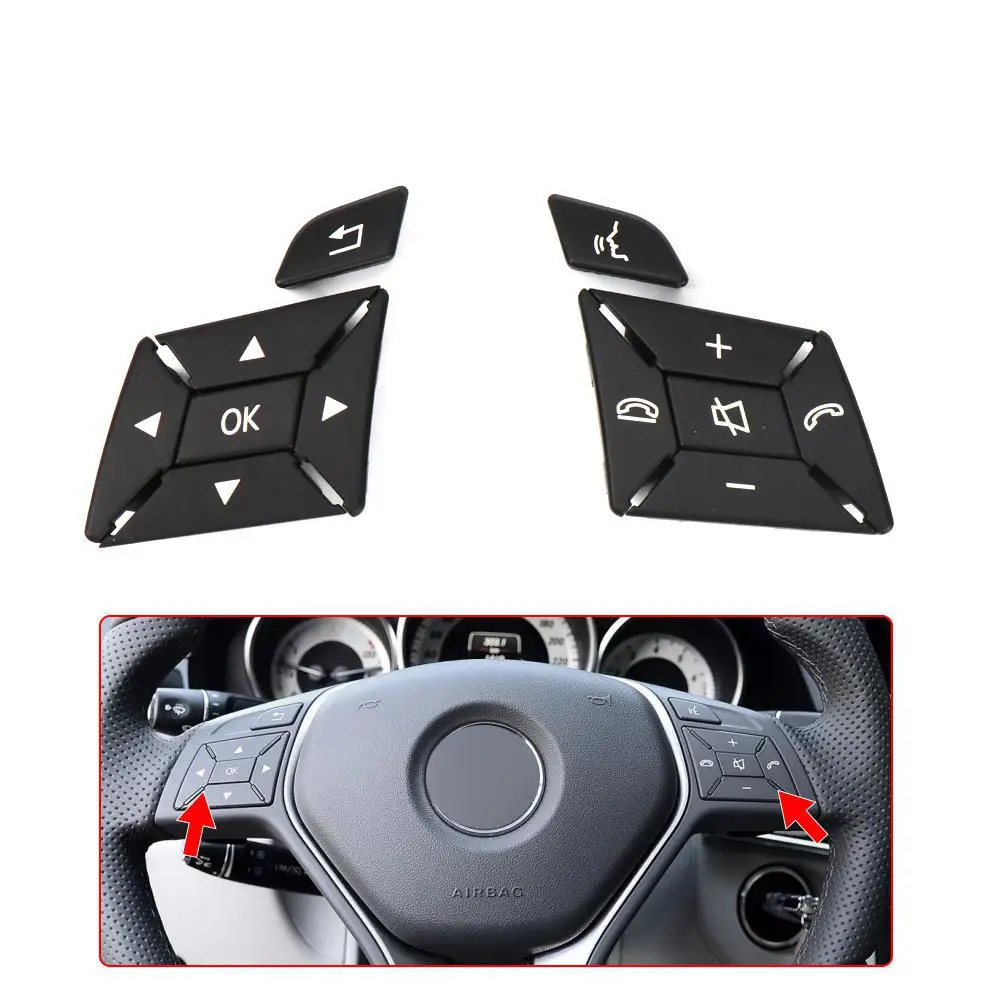 

Car Steering Wheel Control Menu Control Switch Button For Mercedes For Benz W204 X204 W212 W156 W246 C E A GLK Class 2185400162