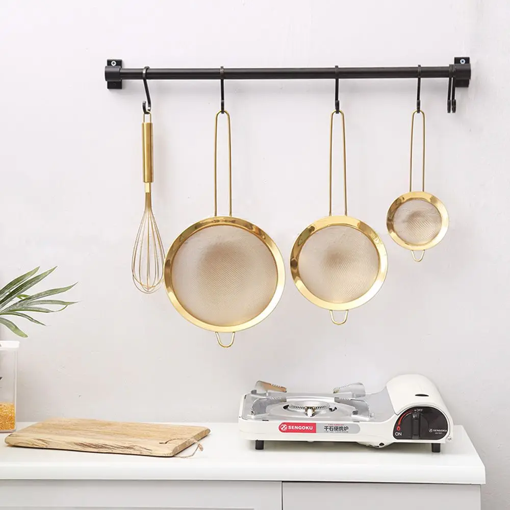 

Stainless Steel Home Kitchen Accessories Sugar Bakeware Mesh Flour Sieve Coffee Filter Oil Strainer Powder Sifter