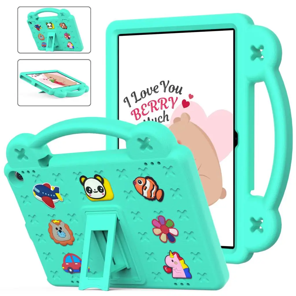 

Kids Safe panda EVA Stand Case For Amazon Fire HD 10 2021 11th Generation HD10 Plus 2021 10.1" Handle Tablet Protective Cov