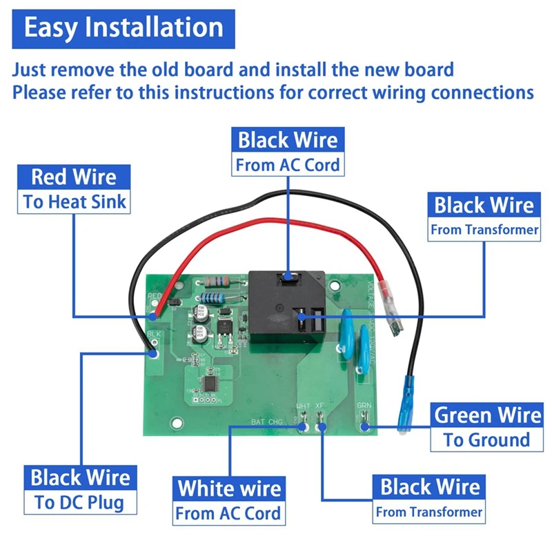 Плата зарядного устройства плата управления питанием сменная для гольф-мобилей