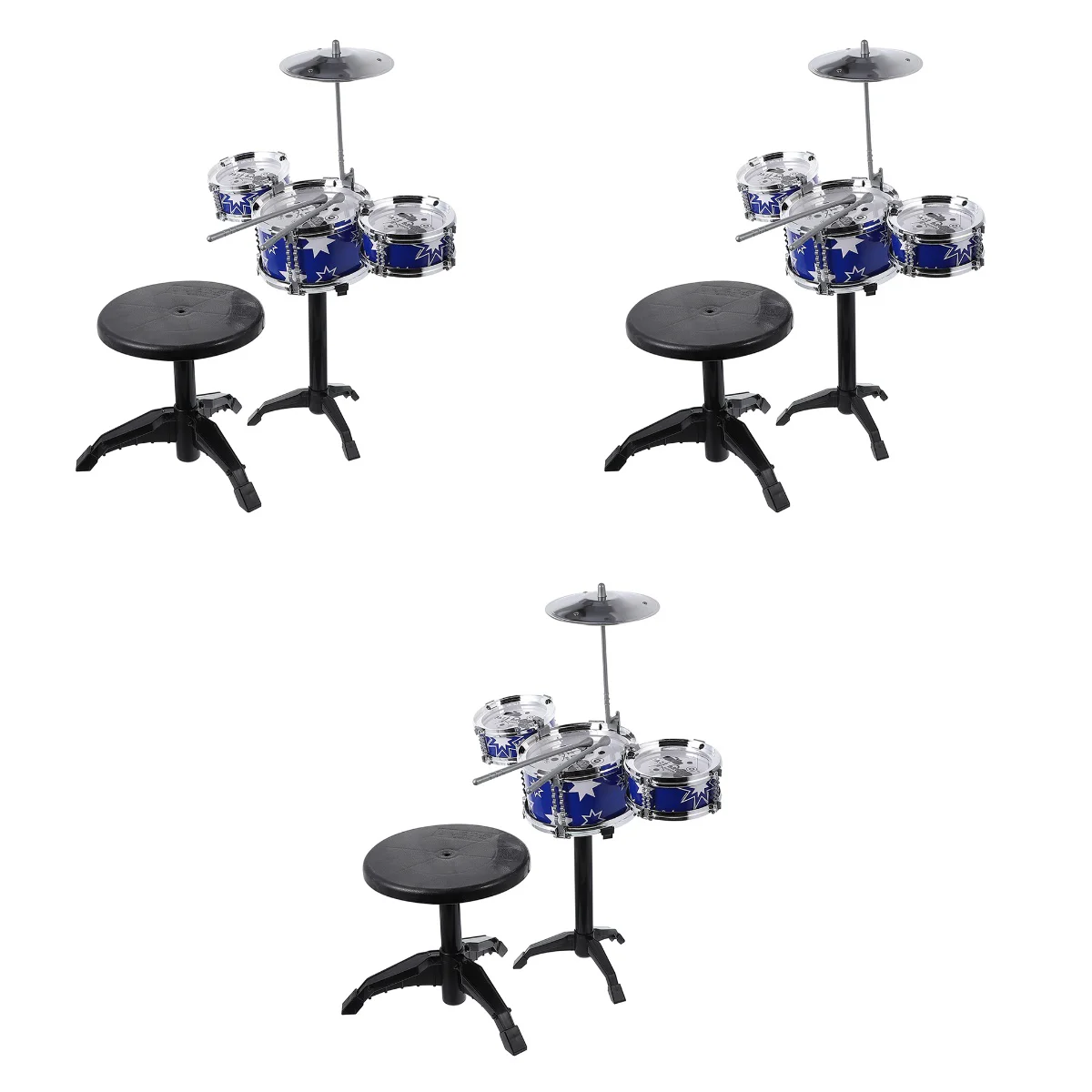 

3 Sets Kids Drum Set Educational Toys Simulation Drum Set Kids Playset Drum Toys