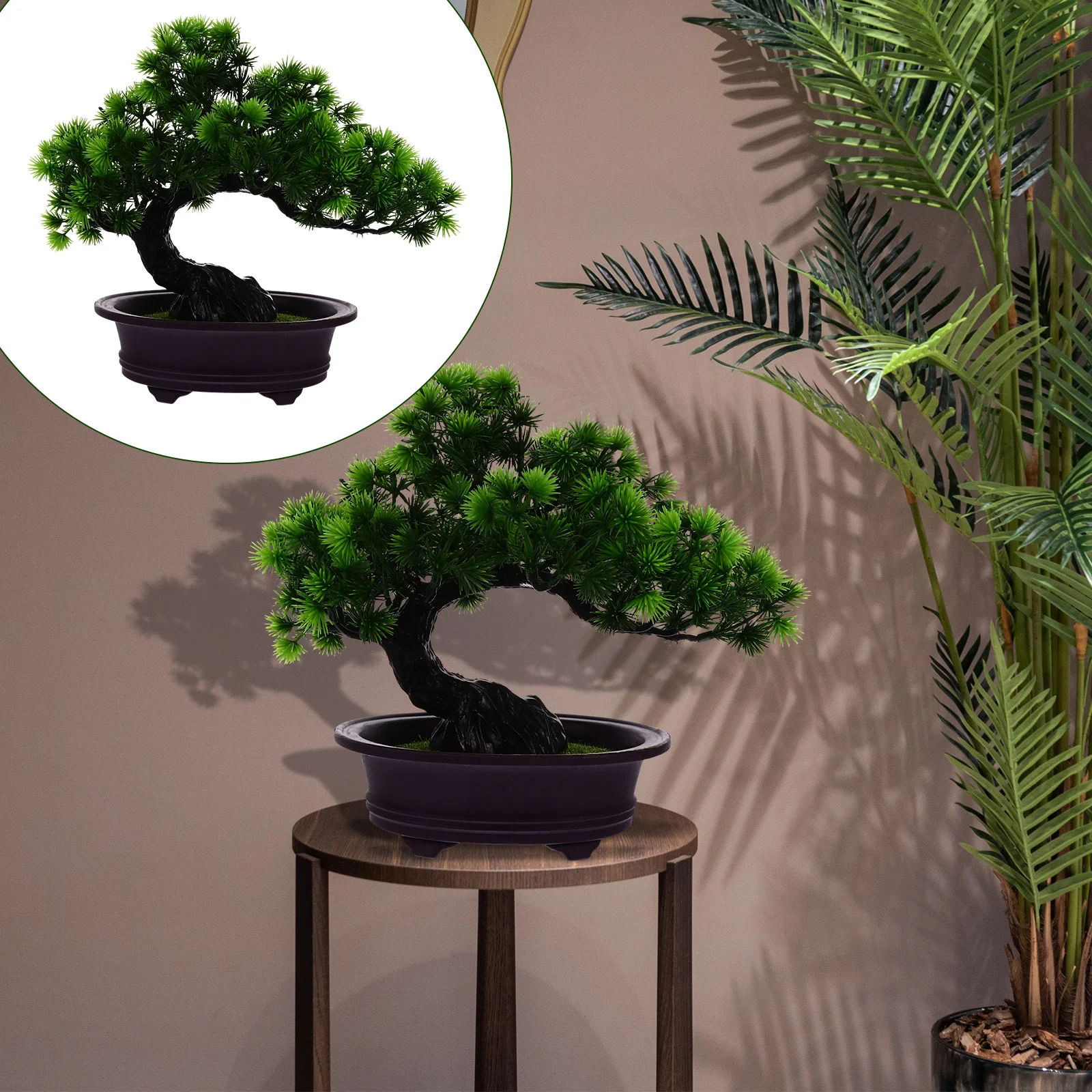 

China Simulation Bonsai Ornament Realistic Faux Welcome Pine Decor Home Fake Decors