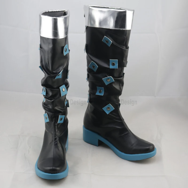 

Сапоги для косплея JJoJo's bпутree Adventure 6 Jolyne Cujoh Jolyne Kujo, сапоги для Хэллоуина, карнавальный костюм, аксессуары