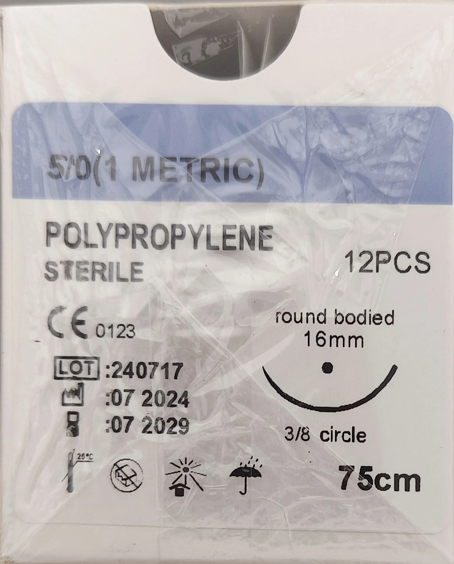 

Шовна нить шелковая PGA PGLA 12 шт. 75 см 2/0 3/0 4/0 5/0 с иглами для обучения