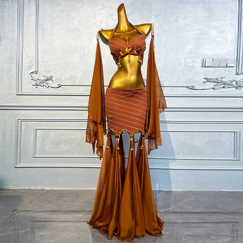 Женский костюм для танцев BellyDance индивидуальный роскошный стиль