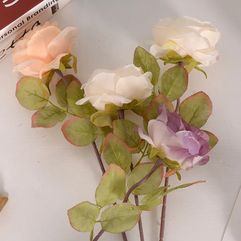 

Forever Rose Artificial Flowers Gift To Girlfriend Gift for Mom Fake Plants Big Flowers Artificial Wholesale Home and Decoration