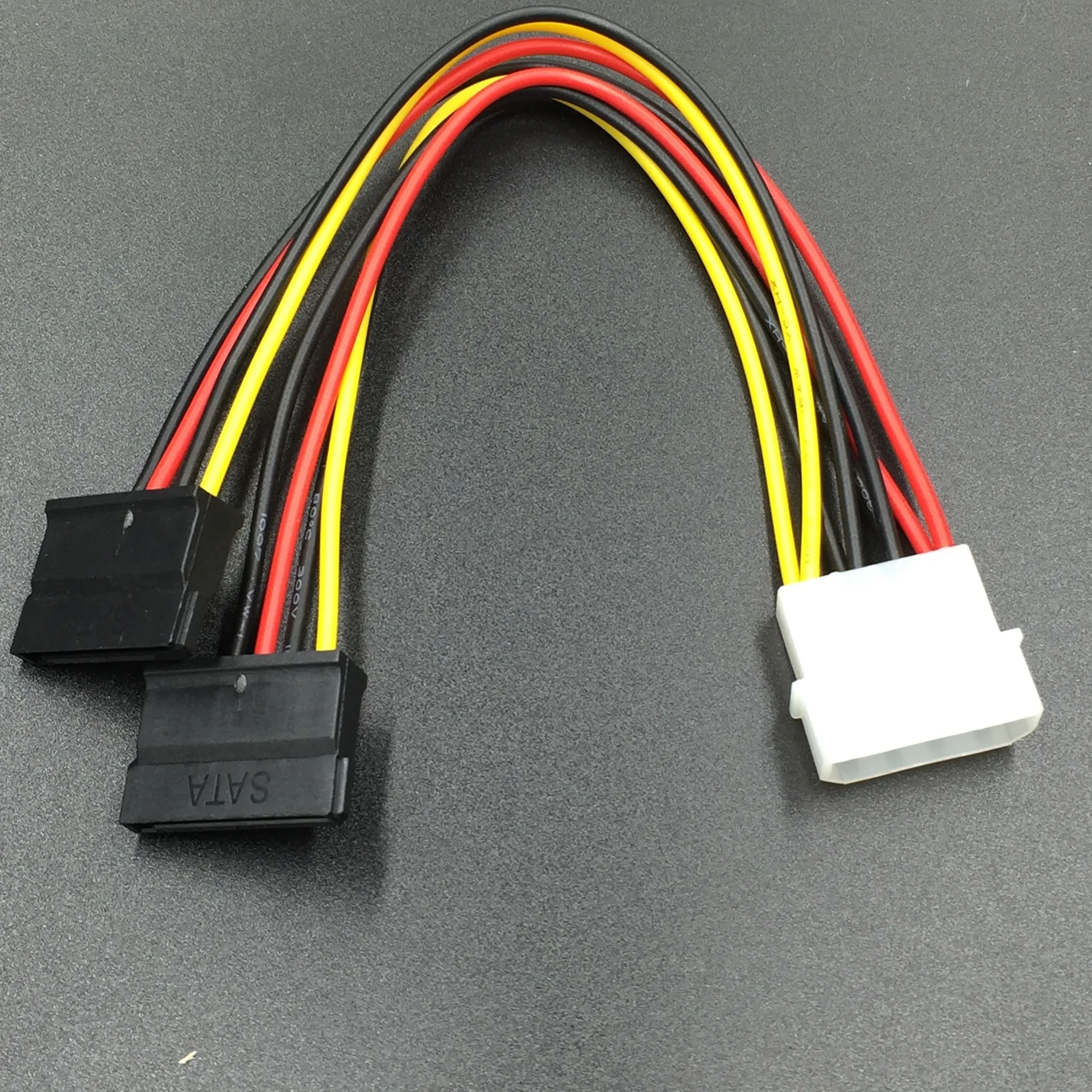 

1 шт. серийный ATA SATA 4-контактный IDE Molex к 1/2/3 из 15-контактного адаптера питания для жесткого диска, Лидер продаж по всему миру