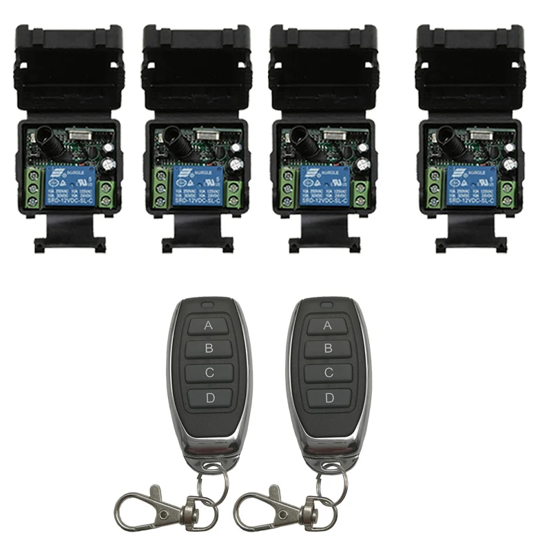 Новый DC12V 24V 1CH RF беспроводной пульт дистанционного управления система передатчик