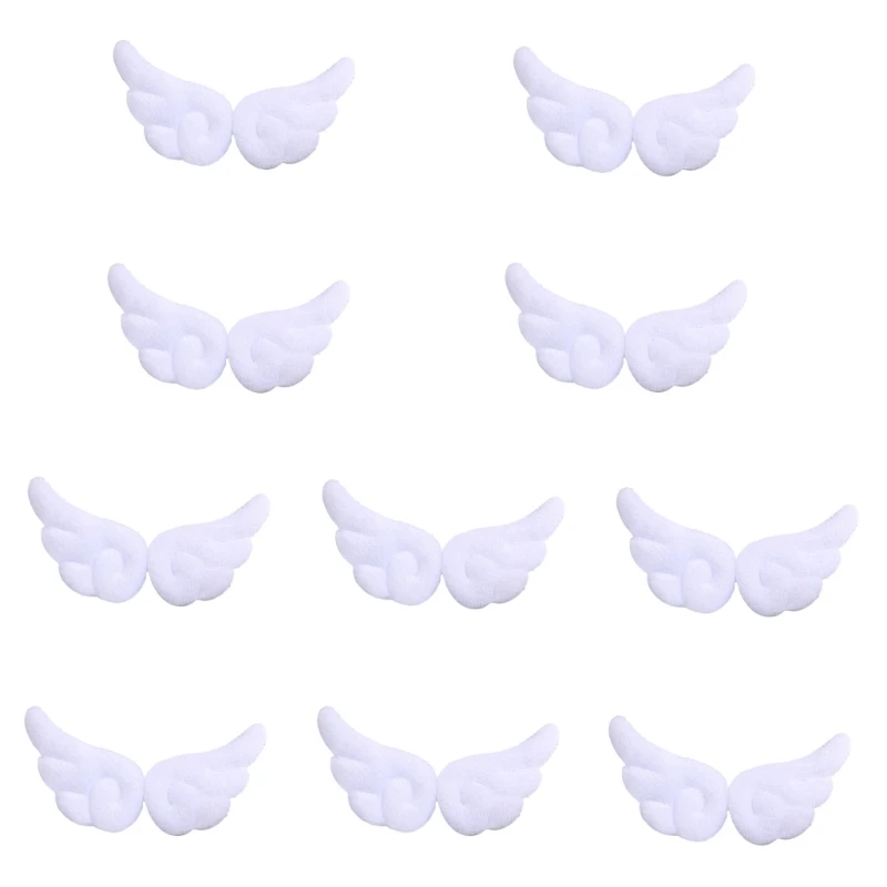 10 пар заколок для волос с крыльями ангела стильных девочек головные уборы из