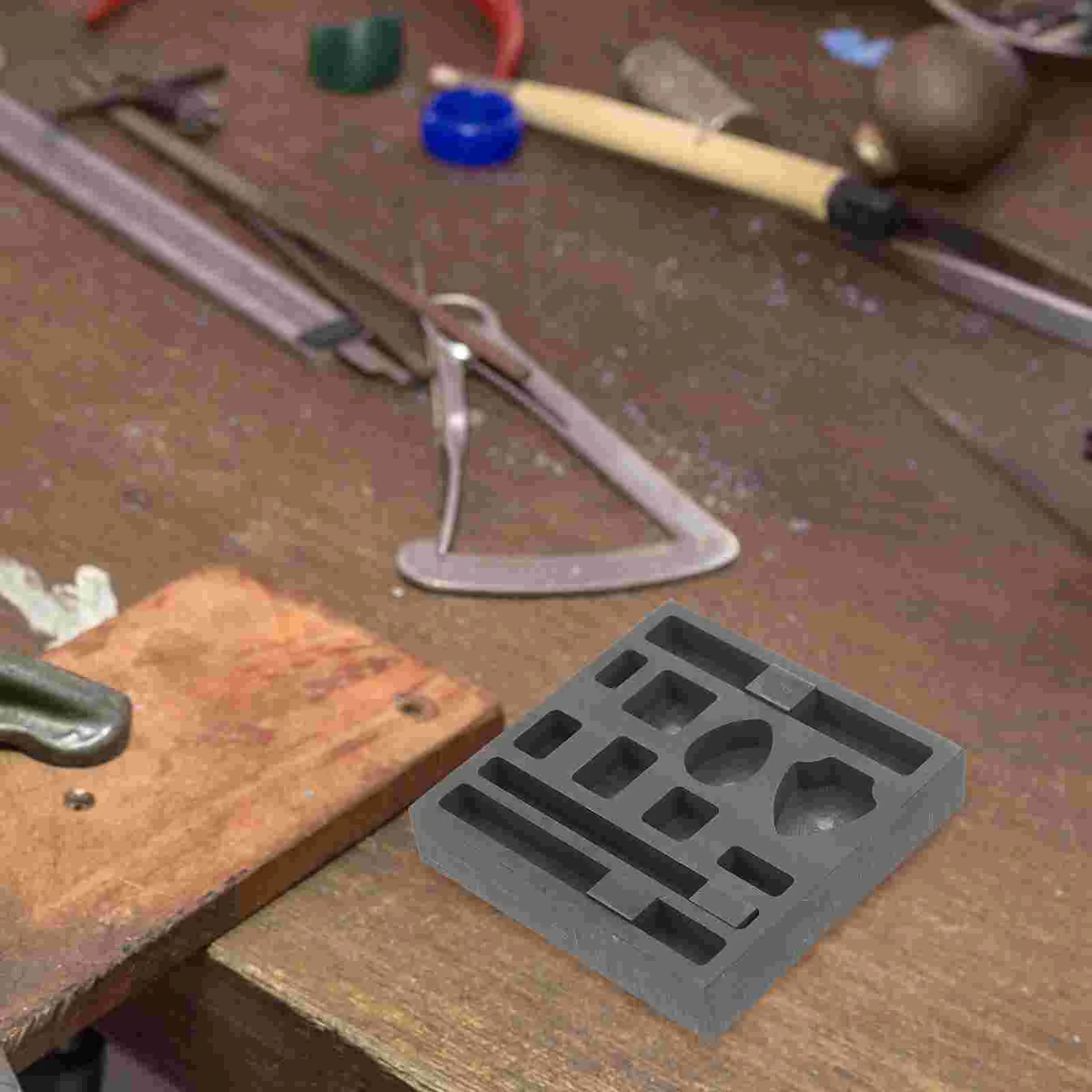 Графитовый масляный бак пористая форма золото для литья свинца плавильный