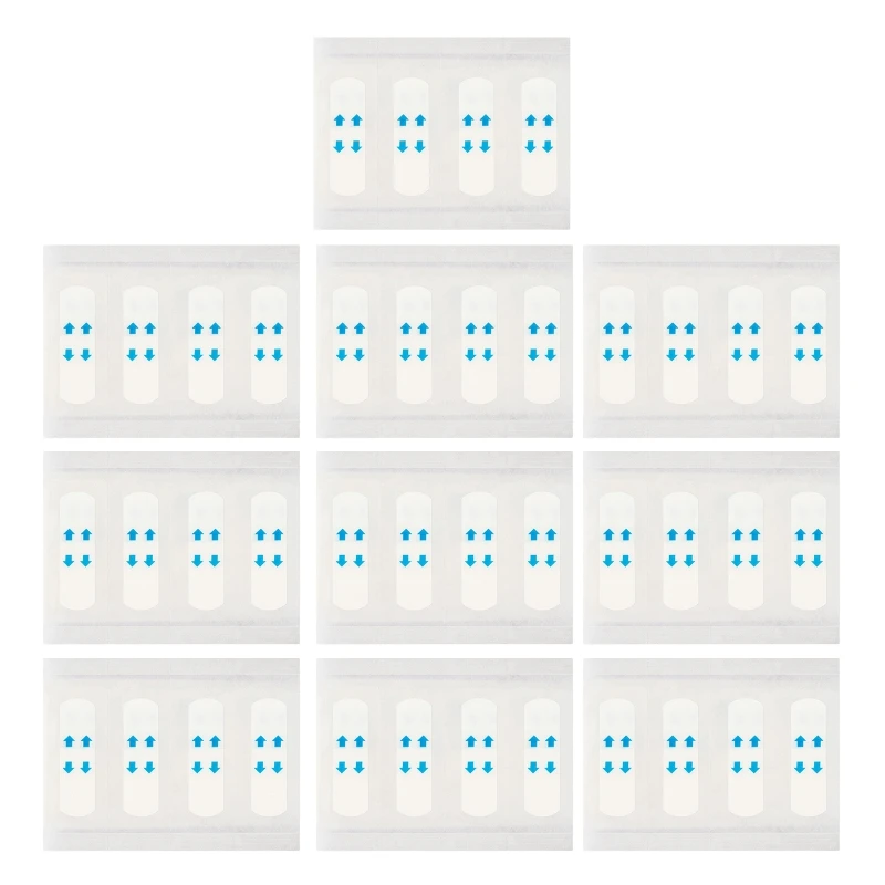 

Наклейка для подтяжки лица на 40 листов, невидимая тонкая наклейка для лица s V-образная лента для подтяжки лица, инструменты для макияжа, пода...