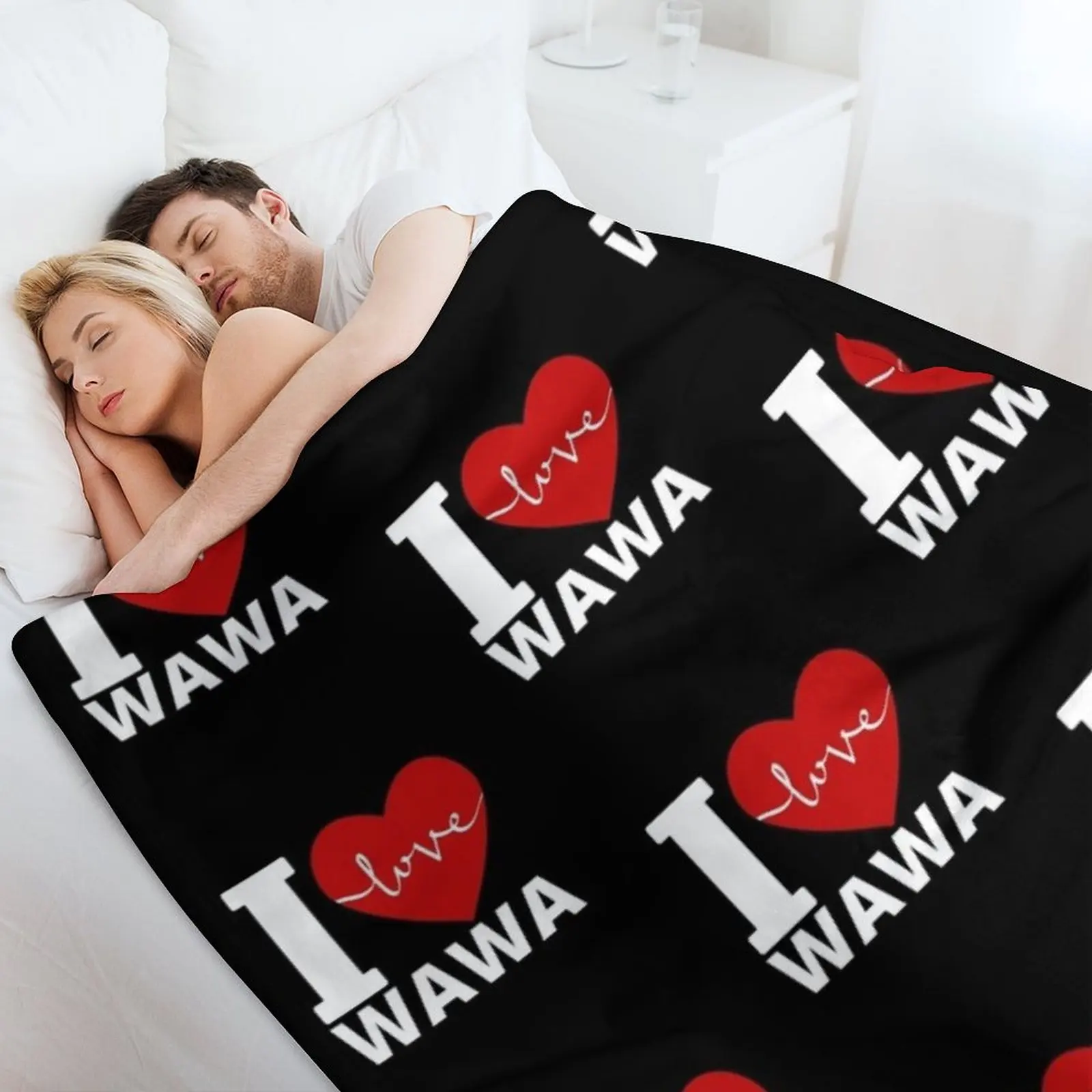 Фото Плед I LOVE WAWA, одеяла для диванов, роскошные одеяла для диванов, одеяла №4