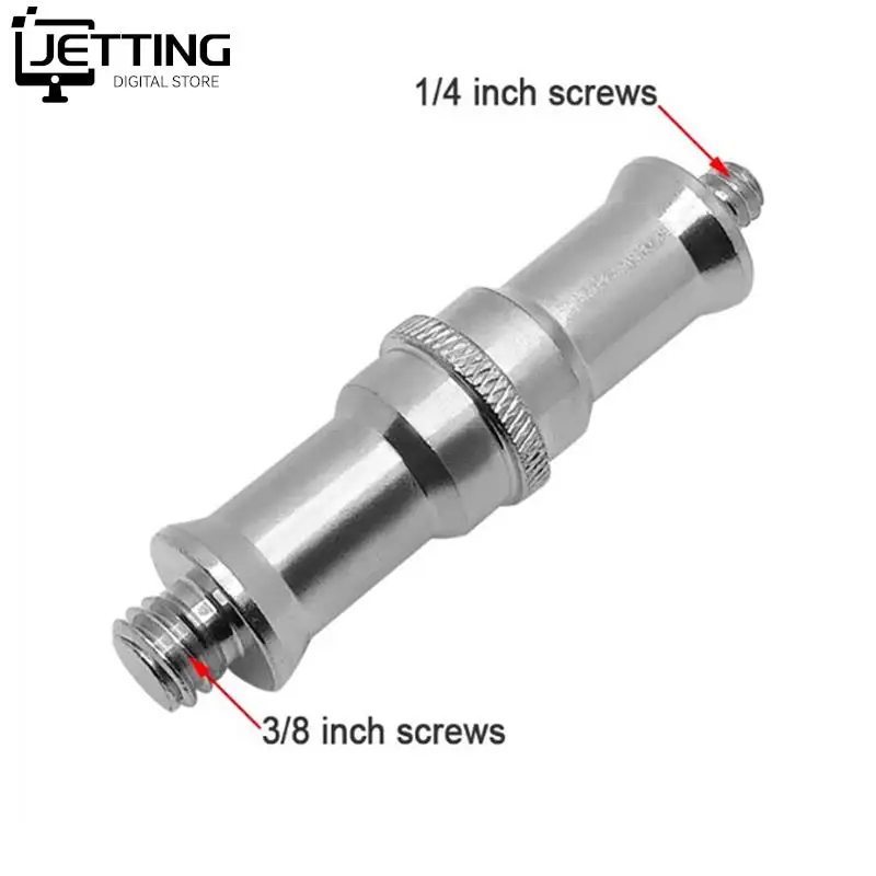 

1/4 3/8 Spigot Stud Мужской адаптер металлическая камера винт фотография ручной инструмент для зонта вспышки штатив Фотостудия аксессуары