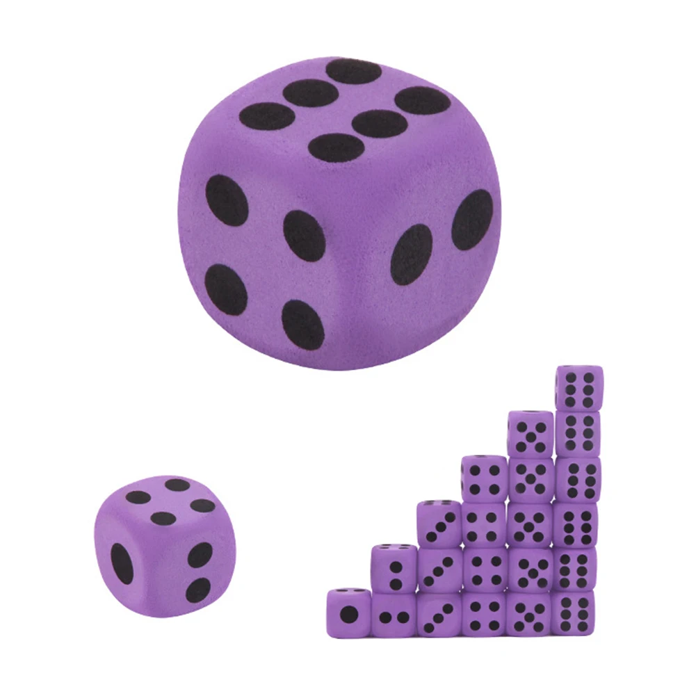 

Foam EVA Big Dice Six Sided Spot D6 Playing Games Dice Set Opaque Dice For Bar Pub Club Party Board Game