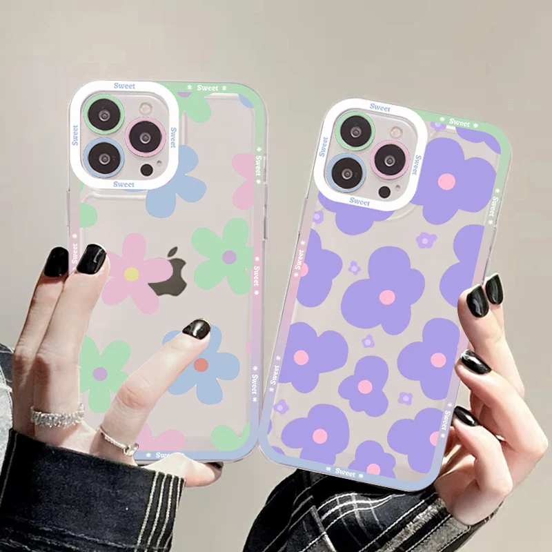 

Flowers Drawing Phone Case For Redmi 7 8 9 A For Redmi Note 5 7 8 9 10 11 Pro Max 4G 5G Funfas