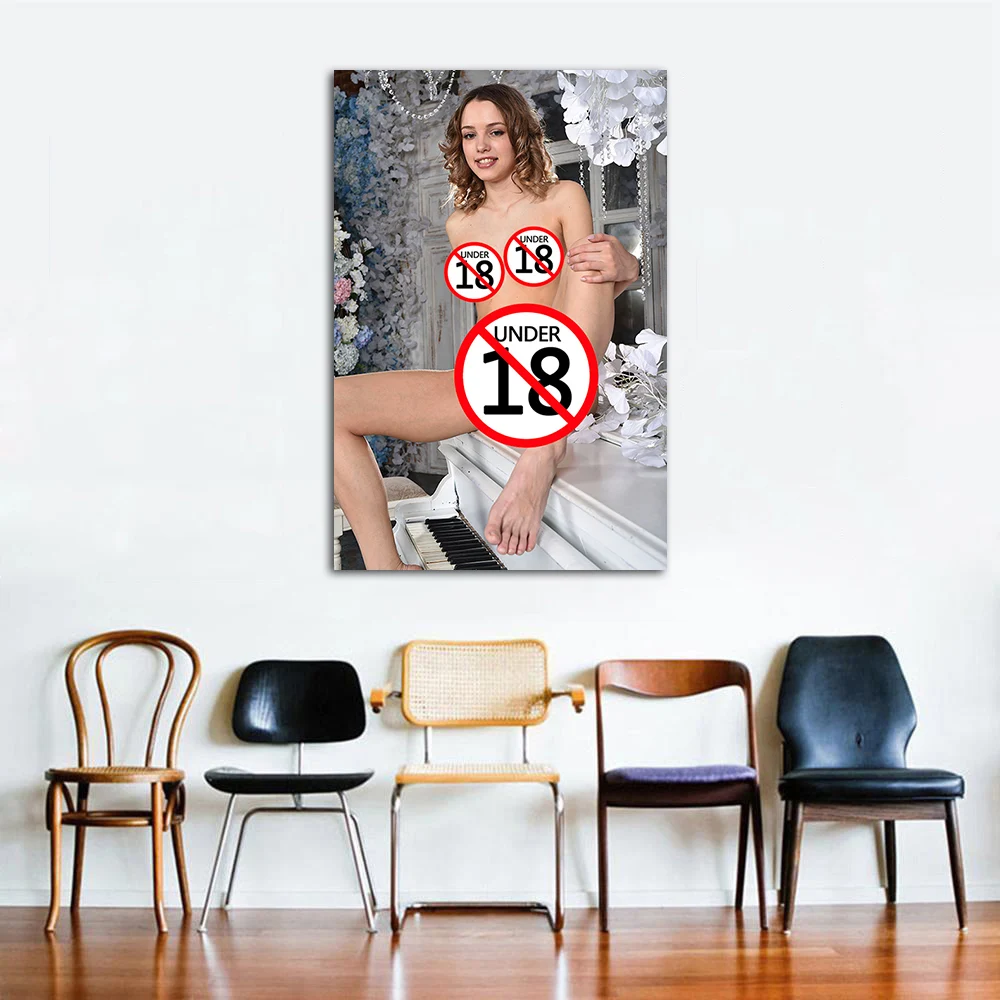 Современное настенное искусство сексуальная красота модель для взрослых холст