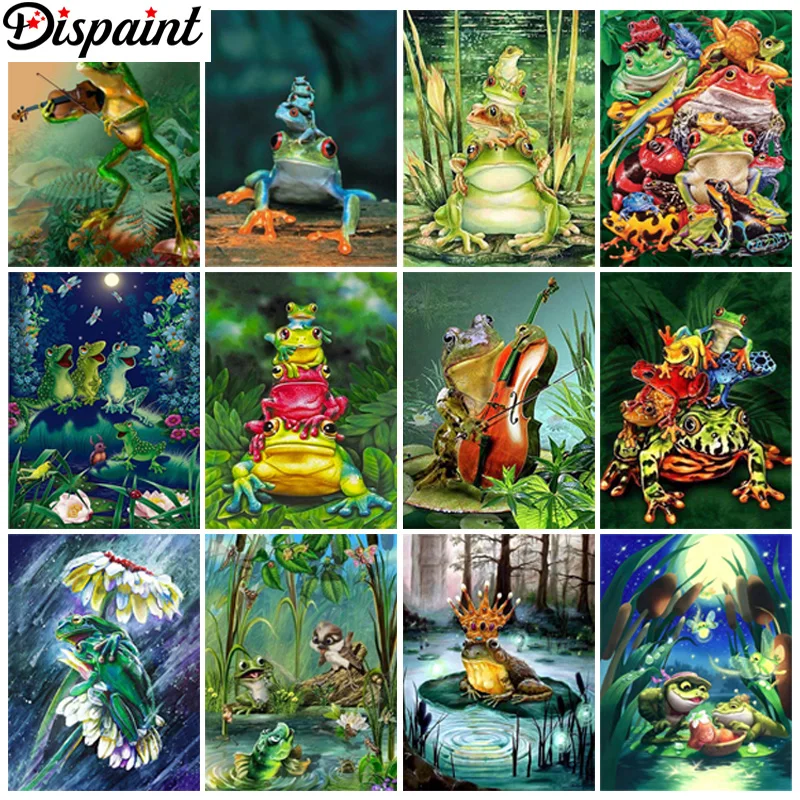 

Картина из страз, 5d, квадратная/круглая, «животное лягушка»