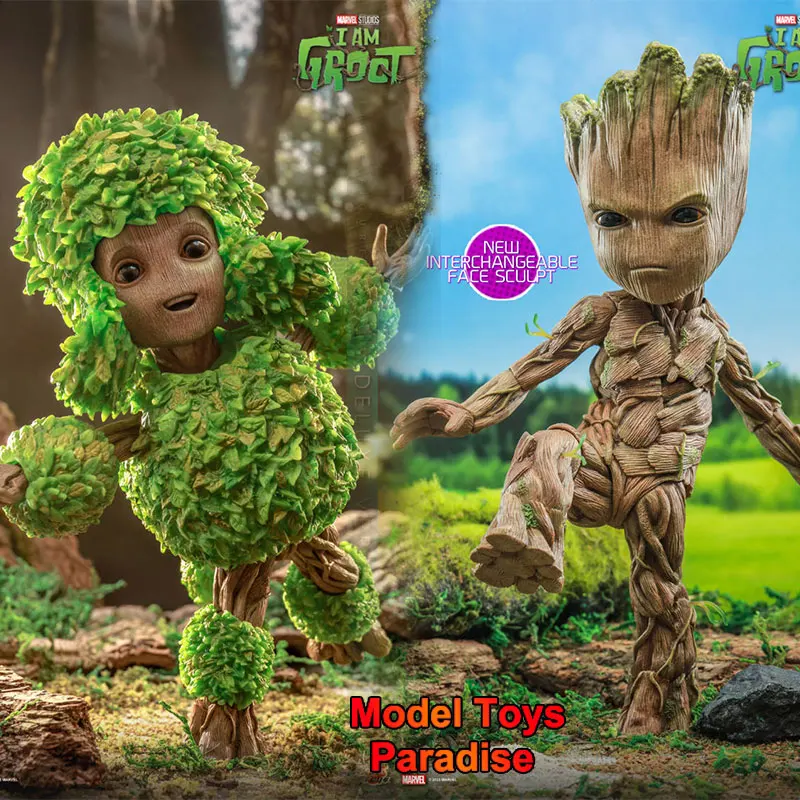 HOTTOYS HT TMS088 TMS089 1/6 Мужской солдат I Am Groot маленькое дерево полный комплект 12-дюймовая