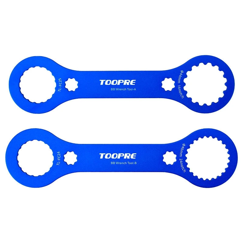 

TOOPRE Bike Bottom Bracket Wrench Aluminum Alloy Iamok Bicycle 44/46mm Removal Tool for BB51/BB52/BB70/MT800/BBR9100/XTR/DUB