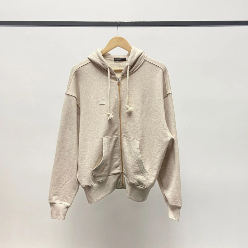 

Spring Autumn New Fashion Classic Luxury Design Casual Versatile Brand Hooded Zipper Long Sleeve Sweatshirt Coats Women A3